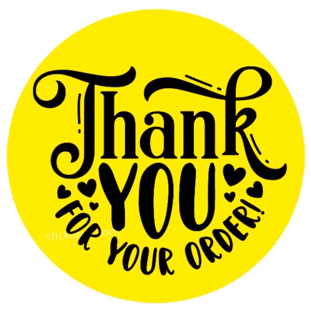 100 Thank You Stickers for poshmark 2 in round  | Shipping Supplies | NWT - Picture 8 of 13